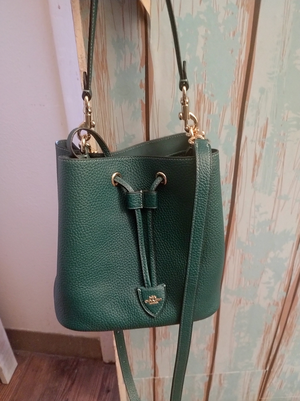 Coach Rowan Bucket Bag In Emerald